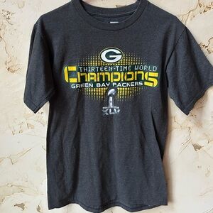 NFL Vintage 2011 Green Bay Packers Super Bowl XLV Champions Tee – Size Small